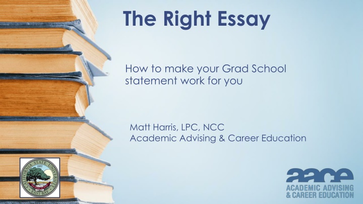 Crafting a Standout Grad School Statement