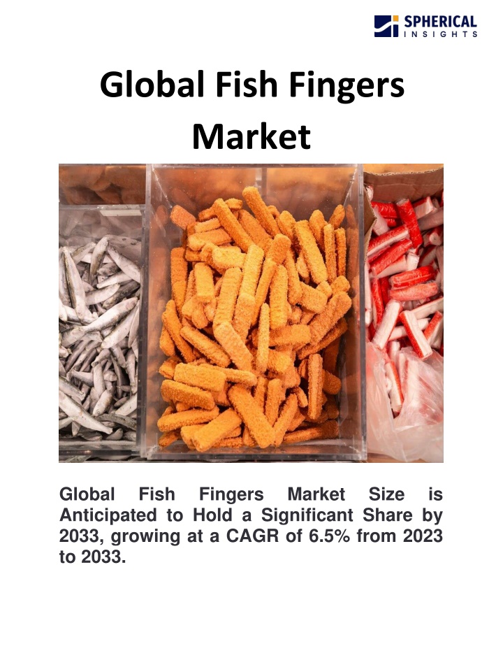 global fish fingers market n.w