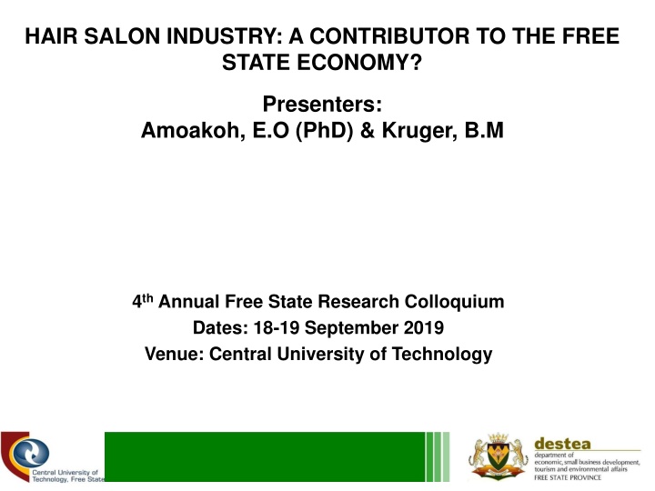 Economic Impact of the Hair Salon Industry in Free State
