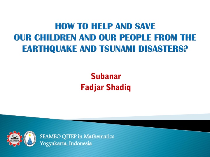 Impact of 2004 Earthquake and Tsunami in Indonesia