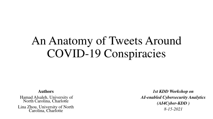 Anatomy of Tweets Around COVID-19 Conspiracies: Understanding Topic Coverage and Sentiment Features