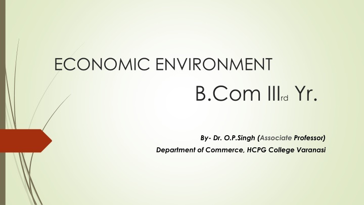Economic Environment: Unemployment and Its Types in India