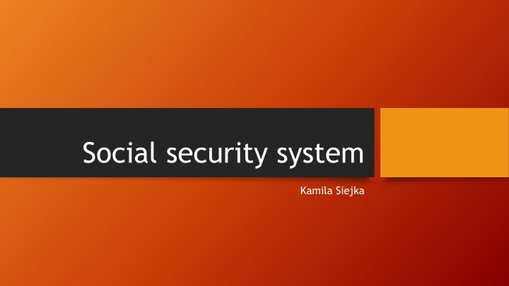 Social Security System in Poland