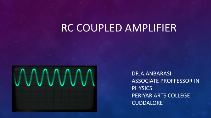 RC Coupled Amplifiers - Understanding Basics and Applications
