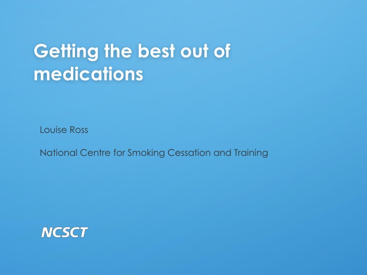 Getting the best out of  medications