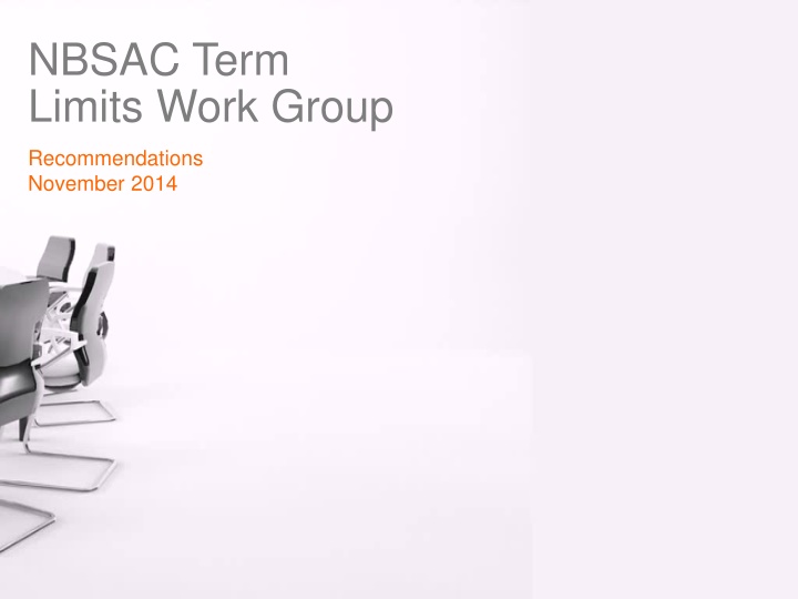 NBSAC Term  Limits Work Group