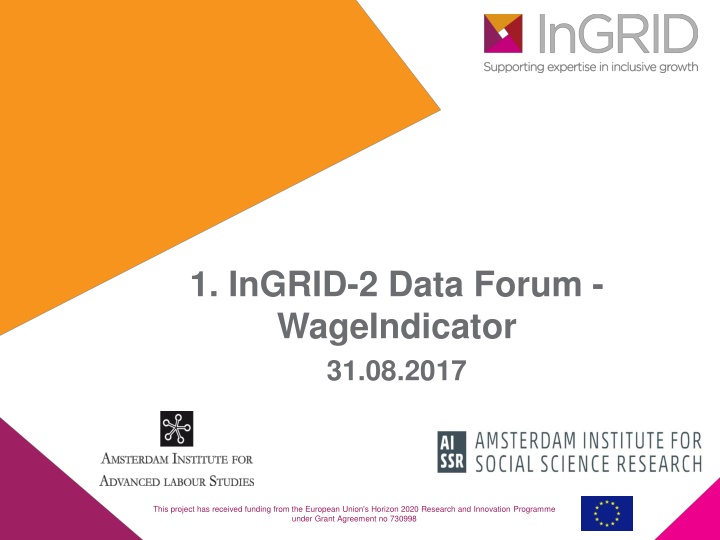 Challenges & Opportunities of Global WageIndicator Data