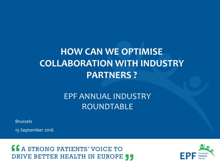 Optimizing Collaboration with Industry Partners