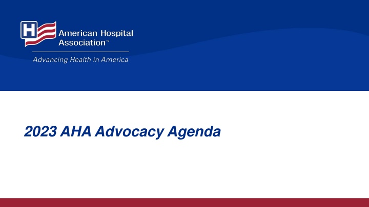 2023 AHA Advocacy Agenda