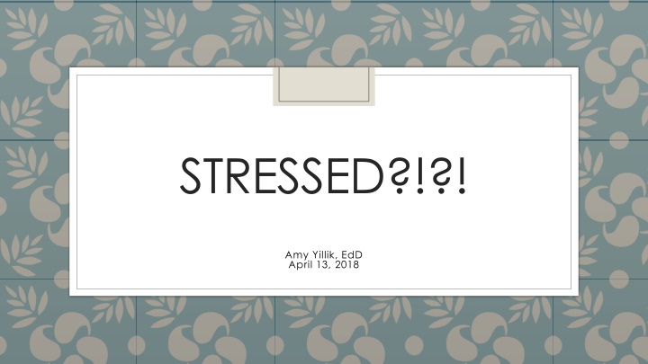 Alarming Statistics on Stress Impacting Health