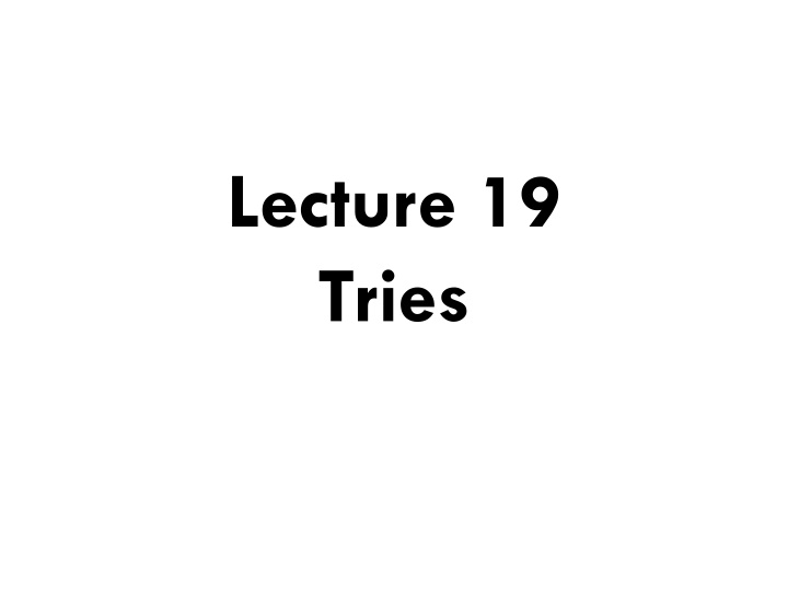 Trie Data Structure for Efficient Word Search