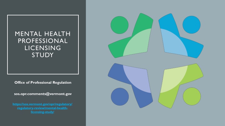 Mental Health Professional Licensing Study: Barriers, Supervision, Regulations