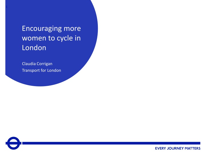 Encouraging More Women to Cycle in London