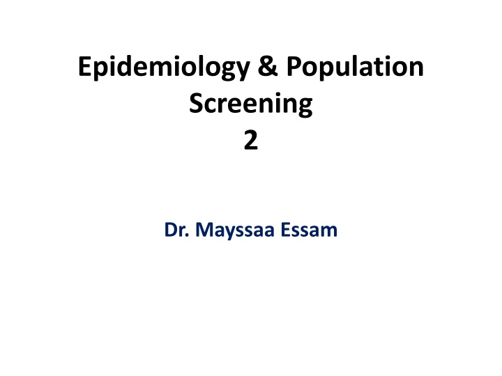 Epidemiology of Communicable Diseases: Components and Agents