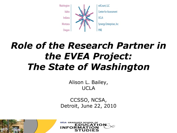 Role of Research Partnerships in EVEA Project