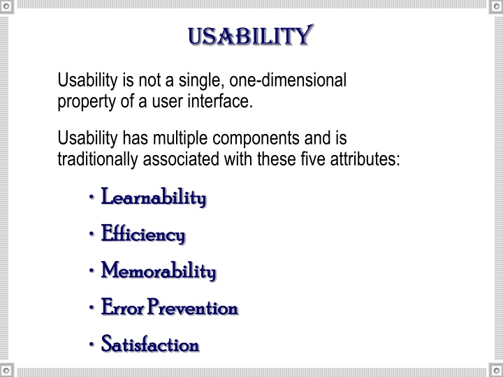 Usability Engineering Lifecycle