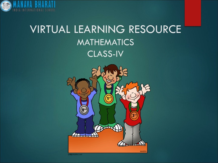 Virtual Learning - Mathematics Class IV