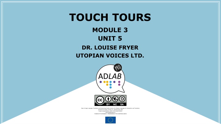 Utopian Voices: Live Events & Describers' Responsibilities