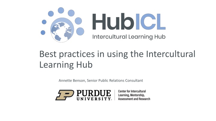 Best Practices in Using Intercultural Learning Hub