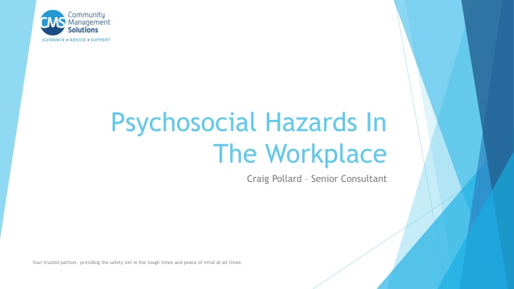 Psychosocial Hazards in the Workplace