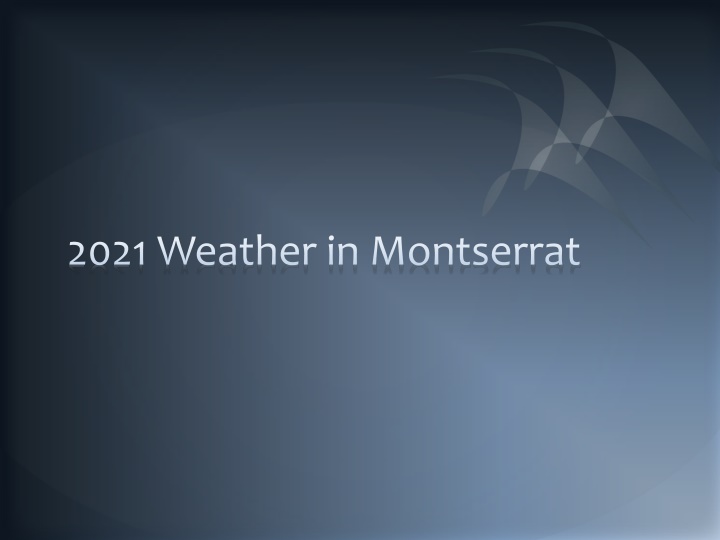 Montserrat Weather Updates 2021: Rainfall and Tropical Waves