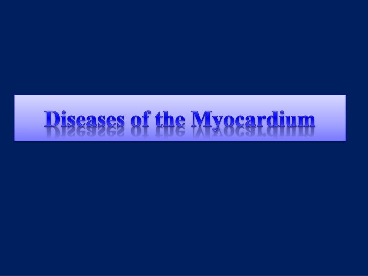 Myocarditis and Cardiomyopathy