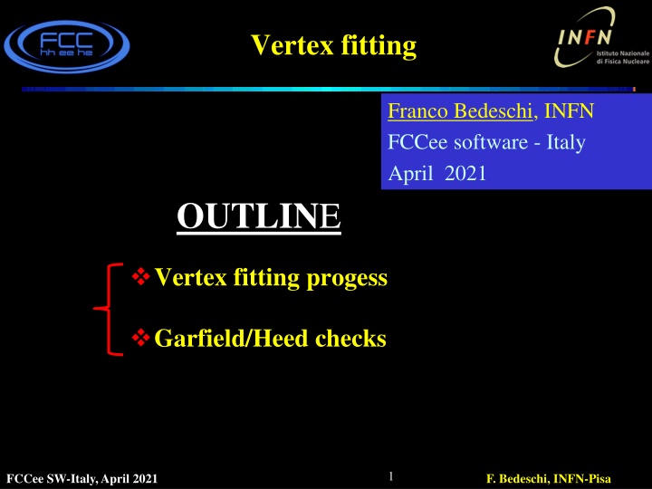 Vertex Fitting Progress and Performance Analysis in FCCee Software