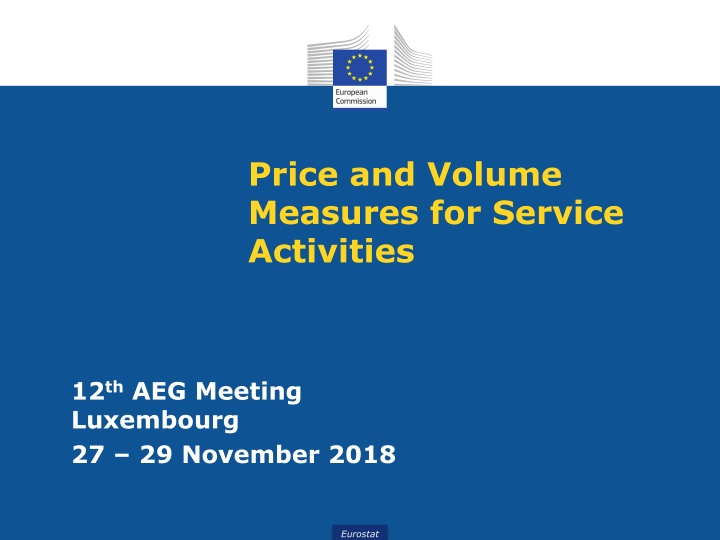 Price and Volume Measures for Service Activities - Eurostat Insights