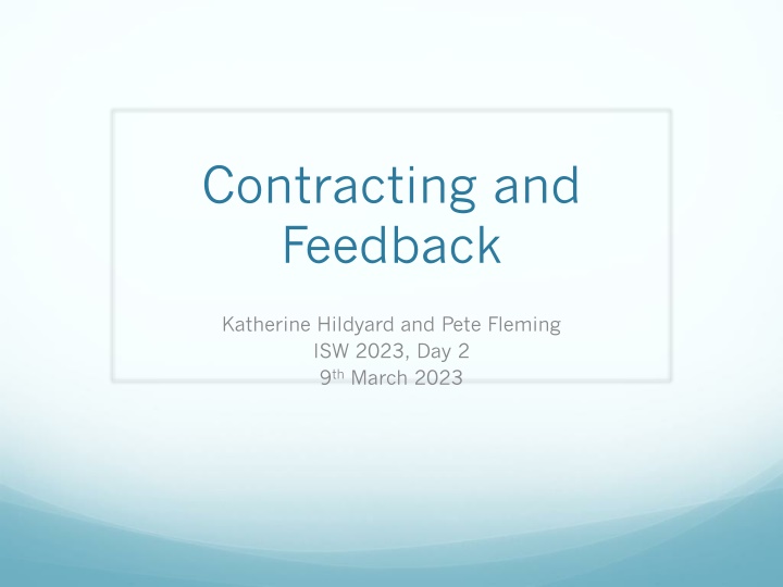 Essential Supervisory Contracting Process