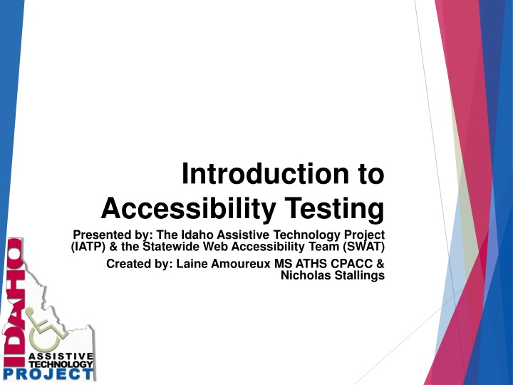Introduction to Accessibility Testing