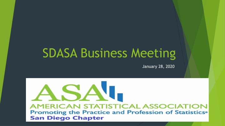 SDASA Business Meeting