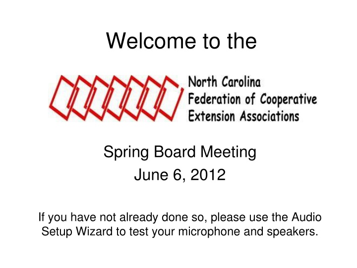 Springboard Meeting - June 6, 2012