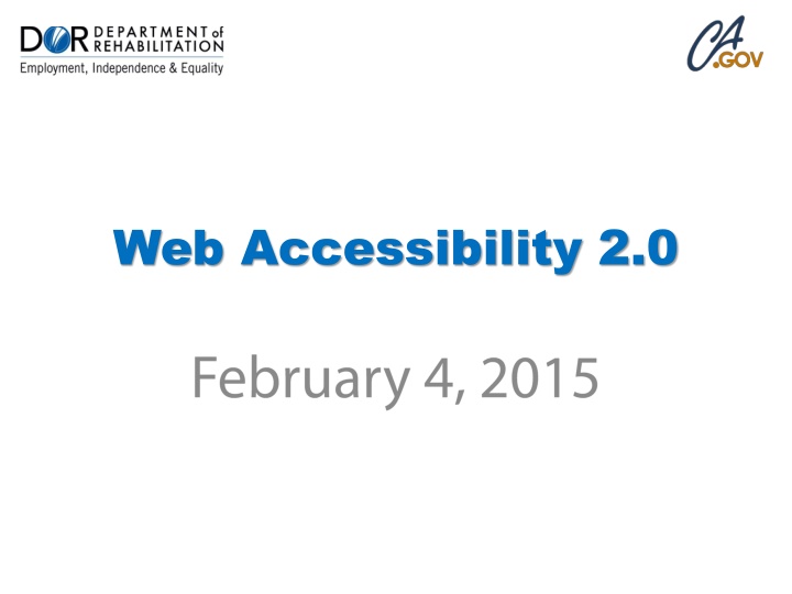 Web Accessibility 2.0