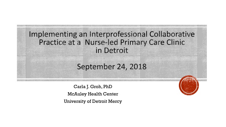 Interprofessional Collaboration at Nurse-led Primary Care Clinic