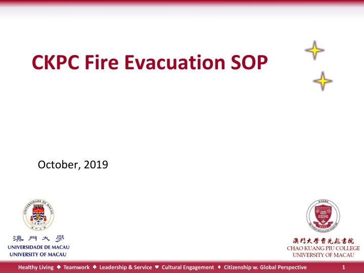 CKPC Fire Evacuation SOP