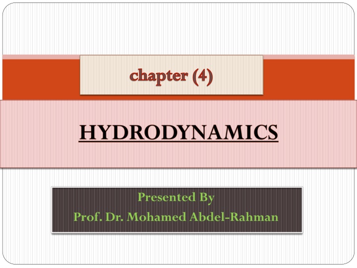 Hydrodynamics: Bernoulli's Equation and Fluid Flow Analysis