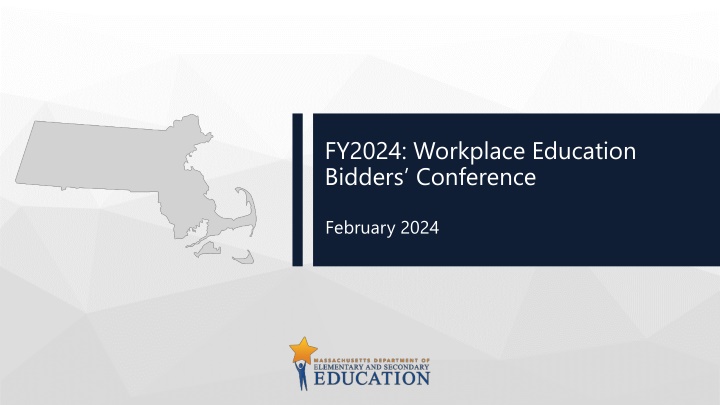 FY2024: Workplace Education Bidders' Conference