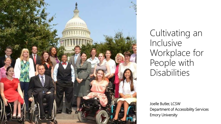 Cultivating an Inclusive Workplace for People with Disabilities