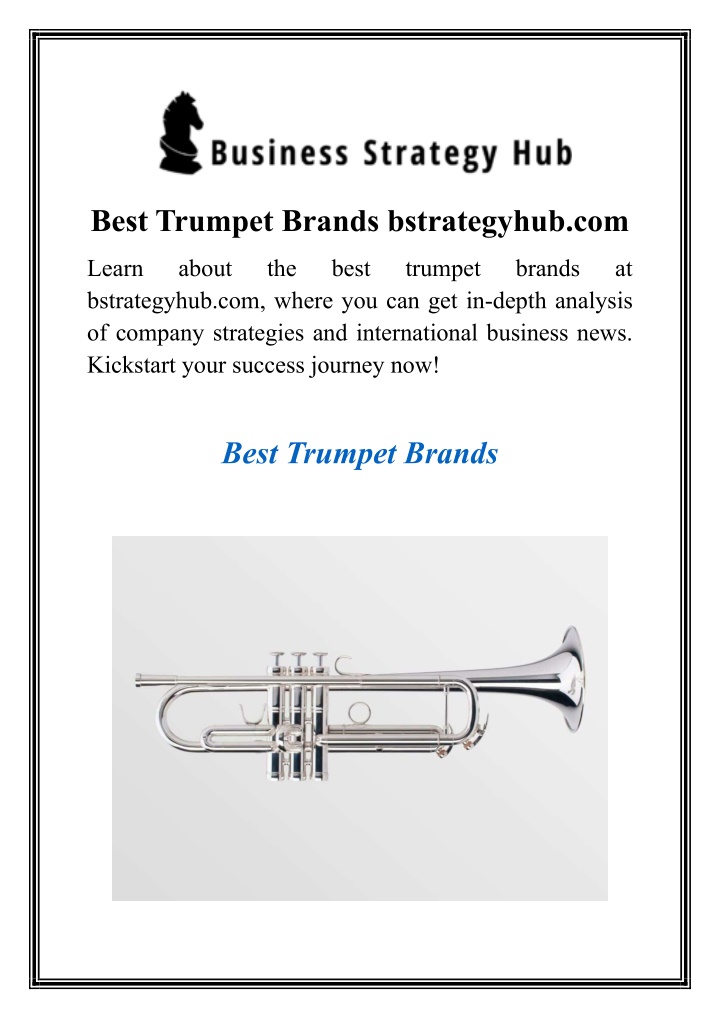 best trumpet brands bstrategyhub com n.w