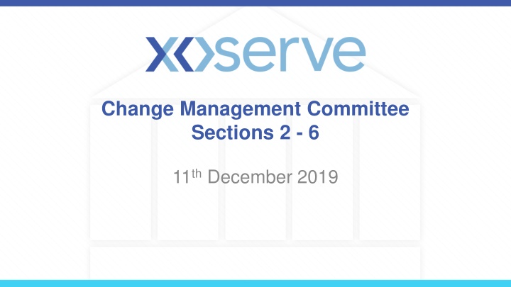 Change Management Committee Sections 2-6 Review