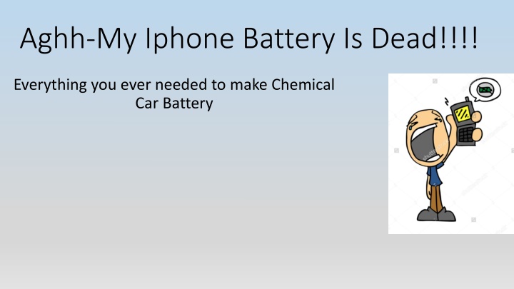 A Beginner's Guide to Chemical Car Battery Making