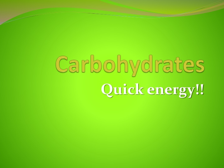 Carbohydrates: Elements, Functions & Structure