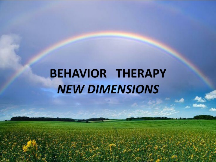 Insights into Cognitive Behavior Therapy