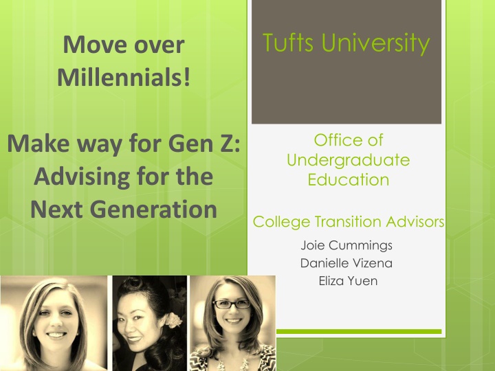 Advising for Gen Z College Transition: Best Practices & Characteristics