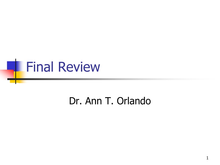 Final Review: Test Structure, Dates, Definitions, People, Quotes, Orders, Essay