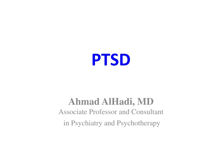 PTSD: Diagnosis, Prevalence, Causes, and Treatment