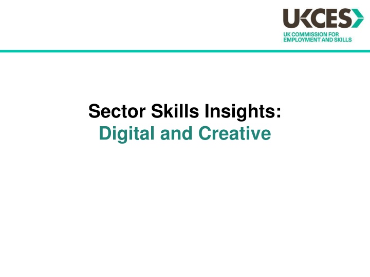 Sector Skills Insights: Digital & Creative Challenges