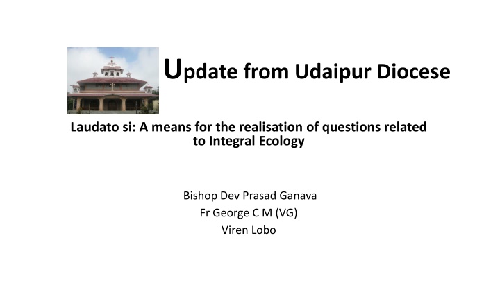 Update from Udaipur Diocese
