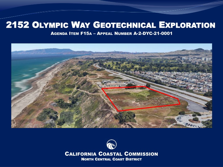 Geotechnical Exploration Agenda
