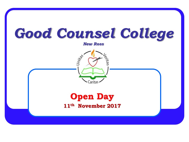 Good Counsel College New Ross Open Day 11th November 2017